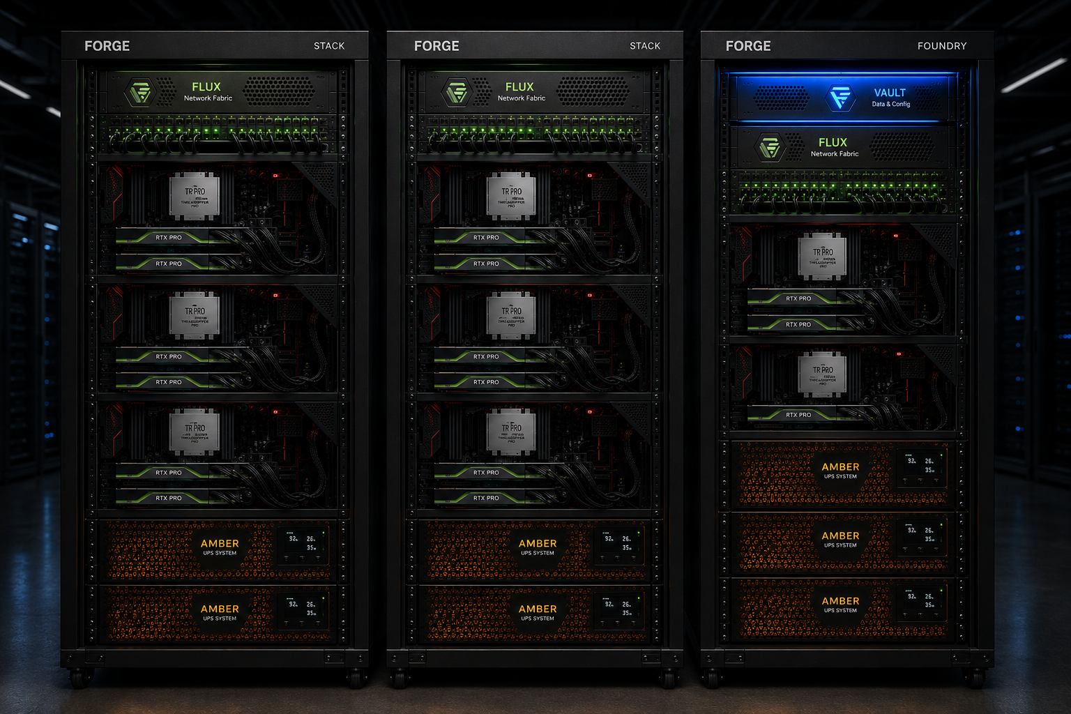 FORGE FOUNDRY enterprise cluster visualization